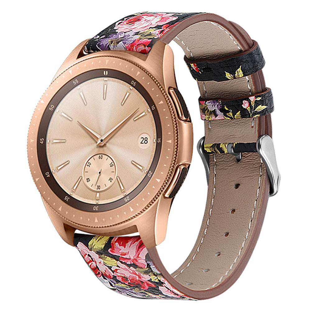 Wholesale Smart Watch Leather Watch Strap Double Color Round Tail for