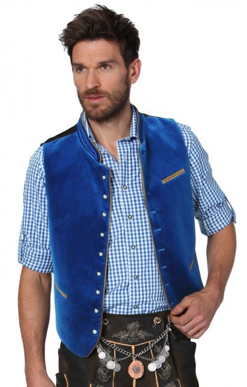 Wholesale Men Casual Vest Beer Festival Waistcoat for Bavarian