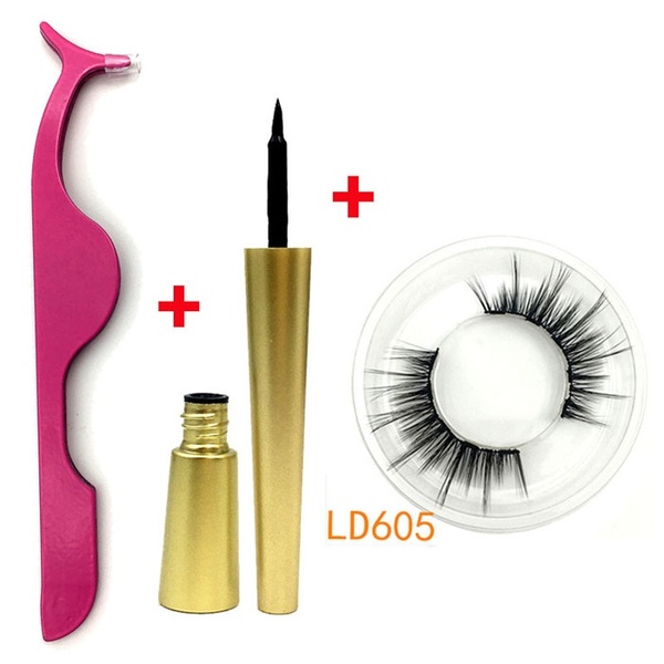 Wholesale 6D Liquid Eyeliner + Five False Eyelashes