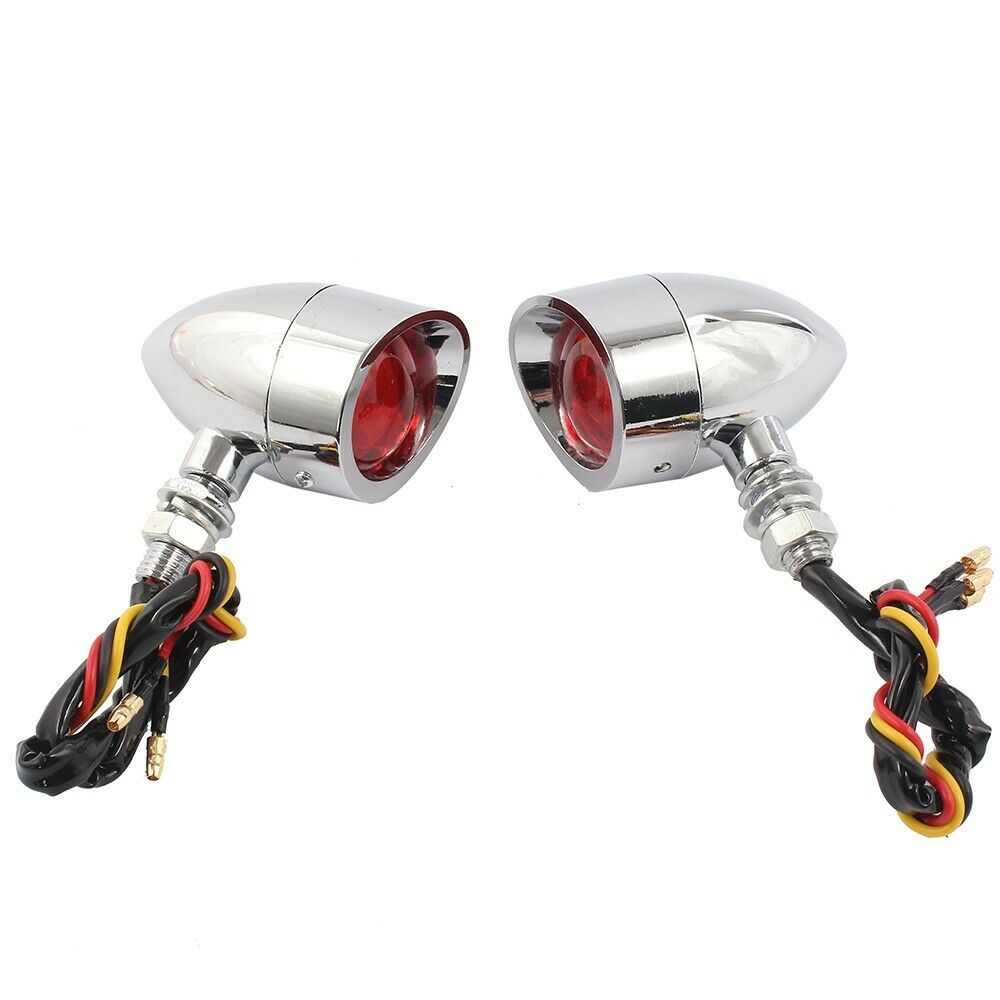 Wholesale Motorcycle Steering Light RED Blinker Turn Signal+Brake Stop+Running Tail Lights