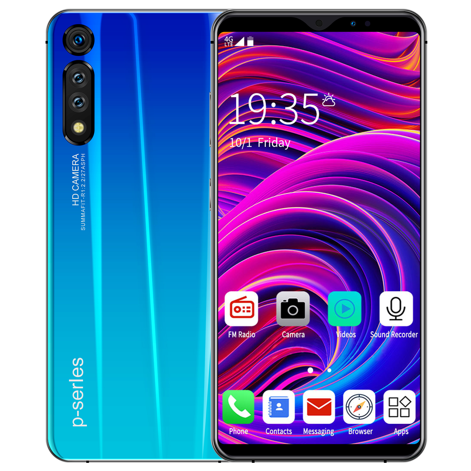 Wholesale 6.1inch Full Screen P41 Pro Mobile Phone 13MP + 18MP Front