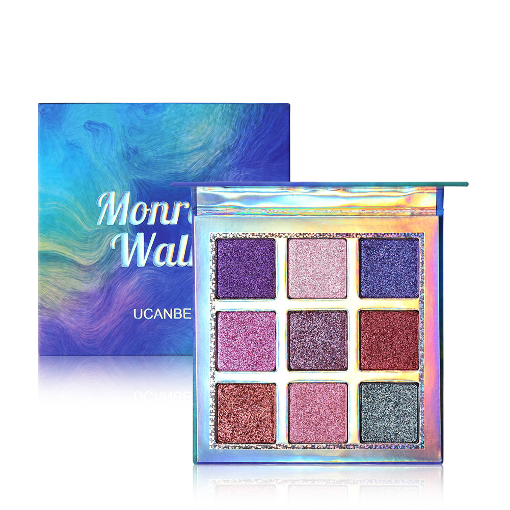 Wholesale 9 Colors Shimmer Matte Duochrome Gemstone Eyeshadow Palette