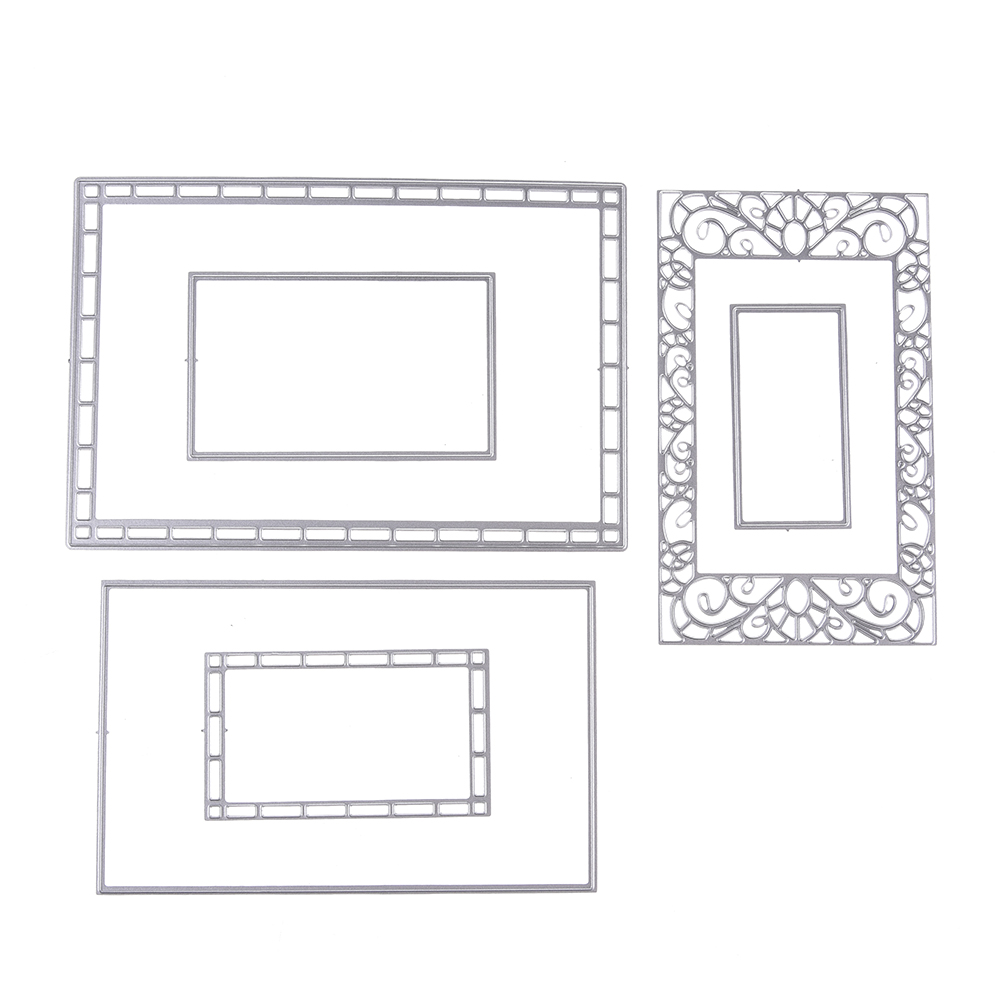 Wholesale Square Frame Background Carbon Steel Cutting Dies Knife Mold Stencils DIY Scrapbooking