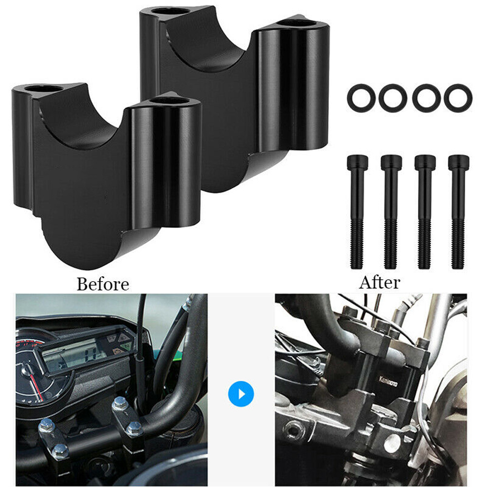 Wholesale 7/8'' Motorcycle Handlebar Risers Bar Kit Mount Clamp 30MM