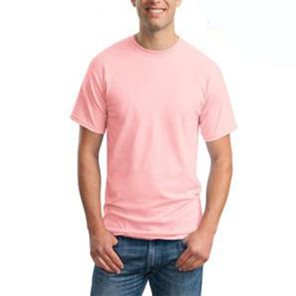 Wholesale Men Simple Round Collar Cotton Base Tshirt From China
