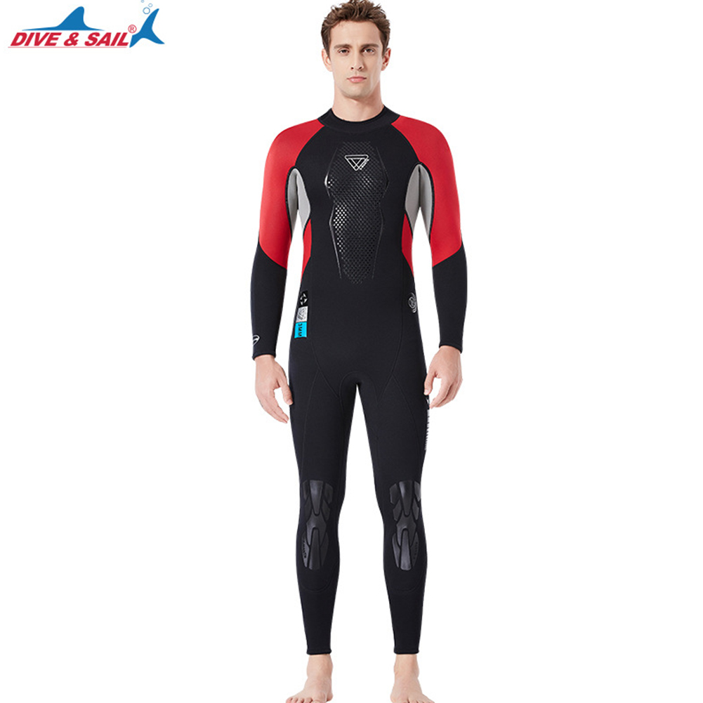 Wholesale 3mm Wetsuit Warm Neoprene Scuba Diving Spearfishing Surfing Long Sleeves Wetsuit Black