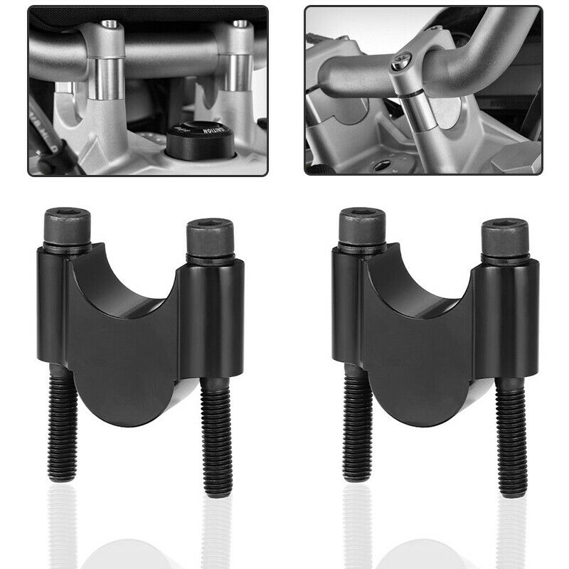 Wholesale 1pair Handlebar Riser Clamp Kit 1/8″ 28mm Handlebar Risers