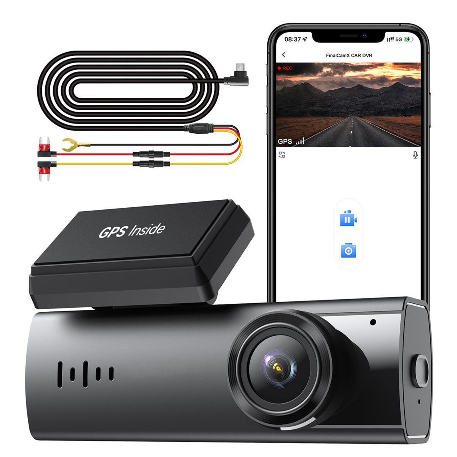Wholesale Dash Cam Front Rear Camera 2K+1K WiFi GPS Driving Recorder