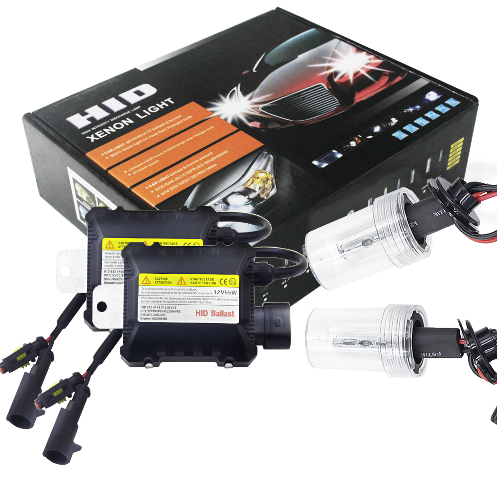 Wholesale 2pcs/set 55W H7 HID Xenon Headlight Bulbs Conversion KIT 3000