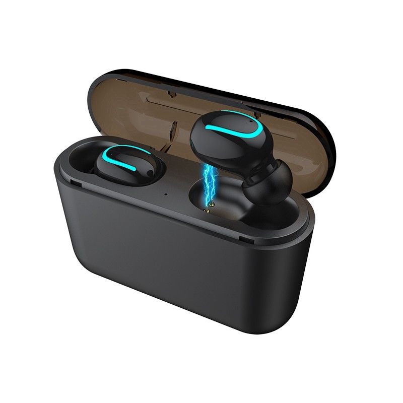 True Wireless Bluetooth 5.0 Earbuds TWS Headset Stereo Headphone Auto