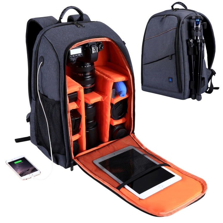 Wholesale PULUZ Camera Backpack Waterproof Shockproof Camera Bag for