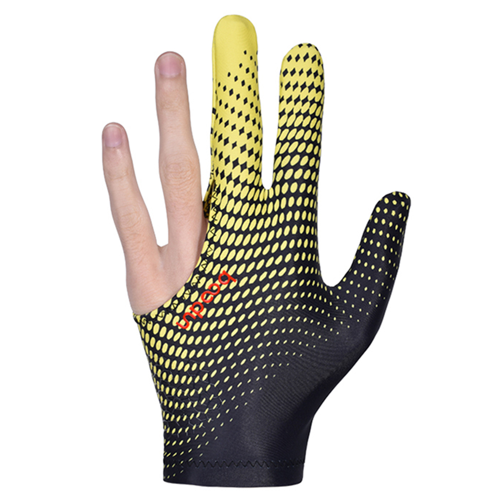 Billiard Gloves Three Fingers Lycra Anti Skid Snooker Pool Glove Left
