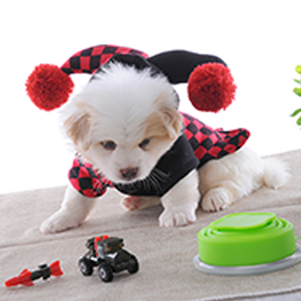 Wholesale Cute Pet Halloween Cartoon Clown Joker Costume for Pet Dog
