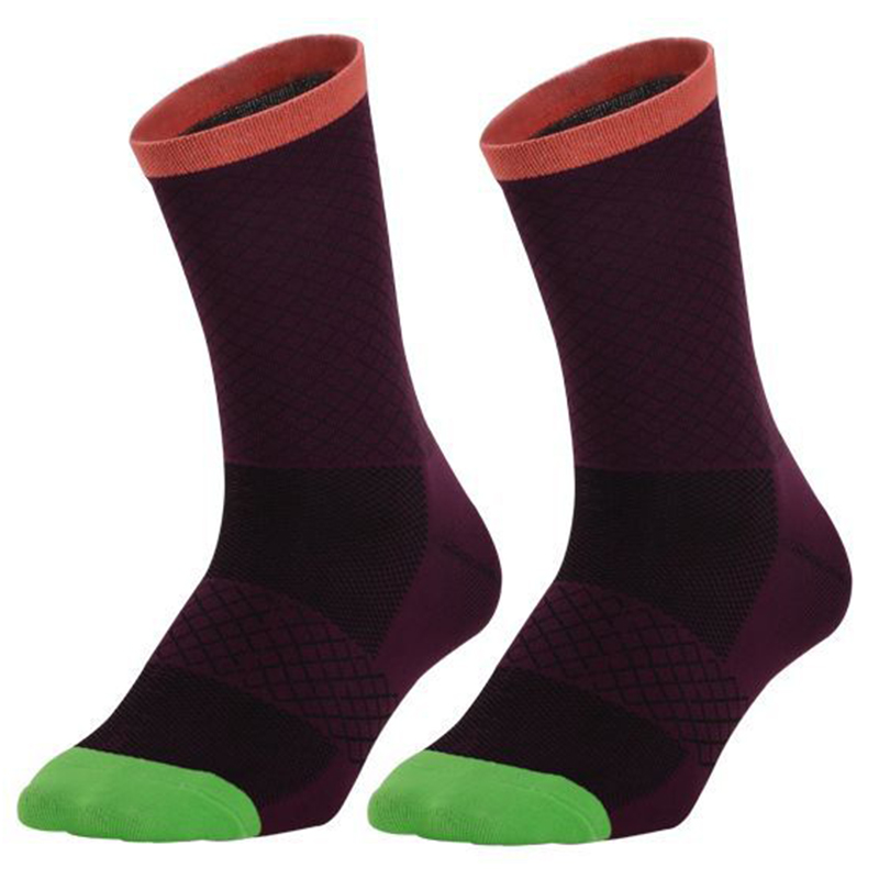 Thin Cycling Running Compression Wearresistant Sports Socks purple_One