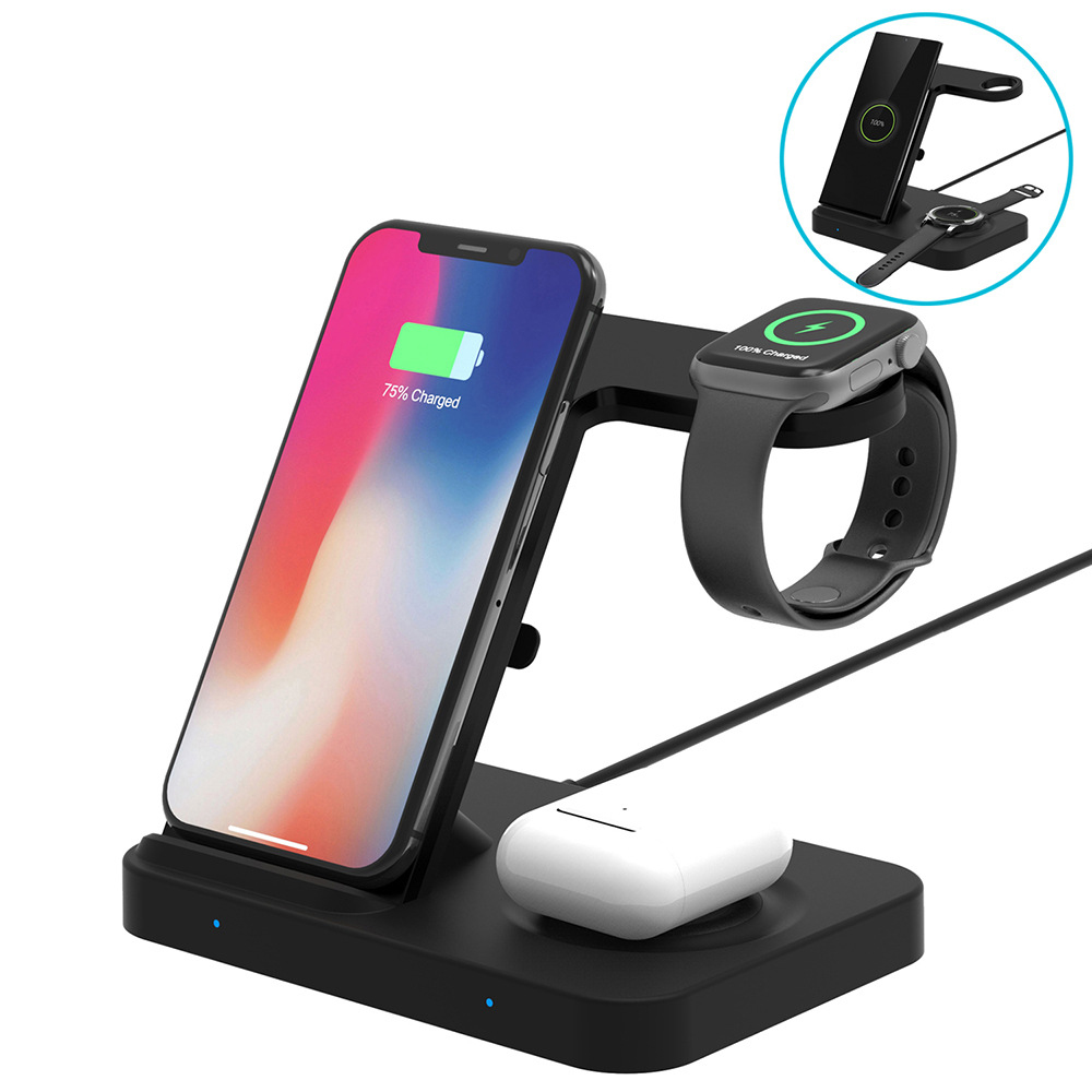 Wholesale 5 in 1 Fast Wireless Charger for Airpods 2 / Pro Wireless Charging Recevice Center