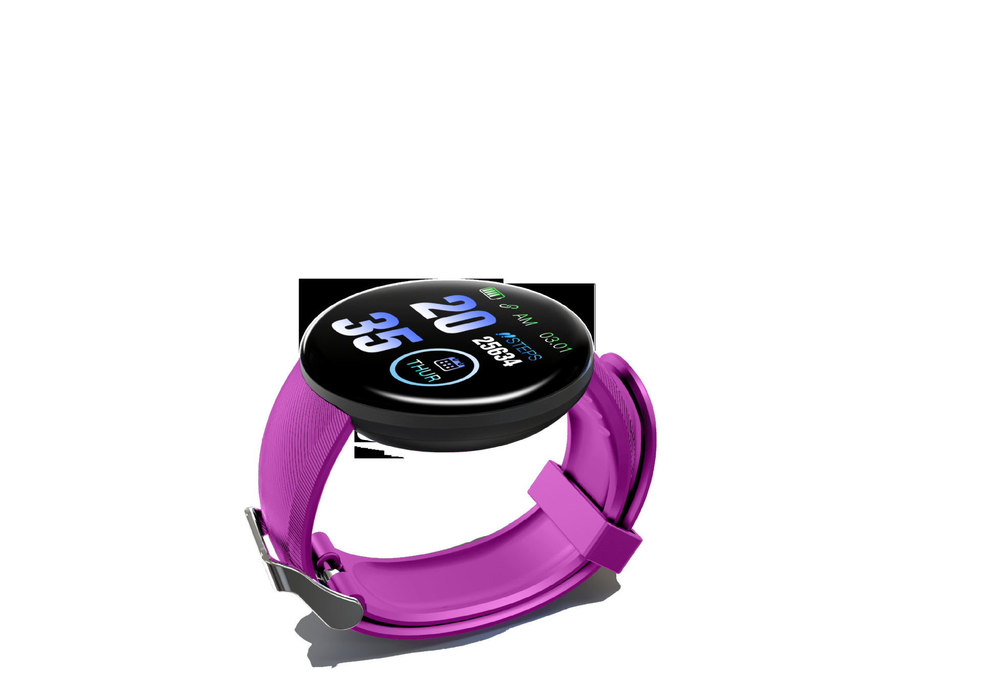 Bluetooth Smart Watch Men Blood Pressure Round Smartwatch Women Watch