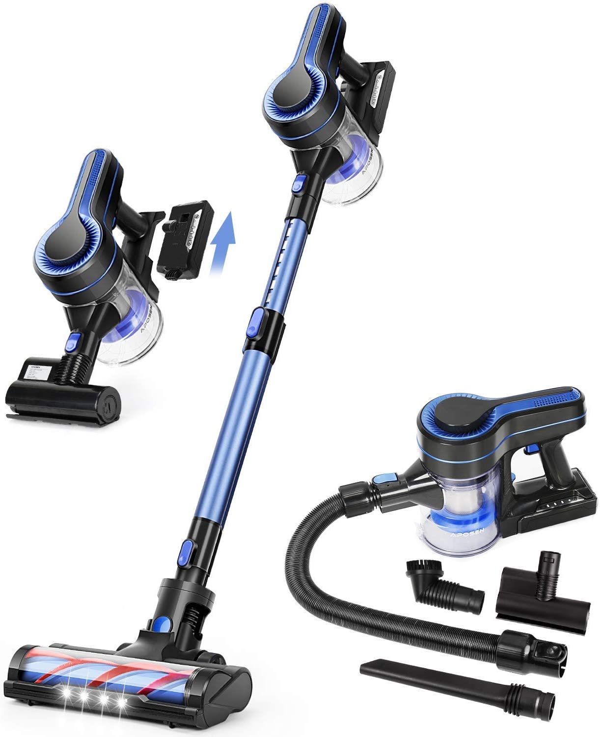 Wholesale [US Direct] APOSEN Cordless Vacuum Cleaner, Upgraded 24000pa