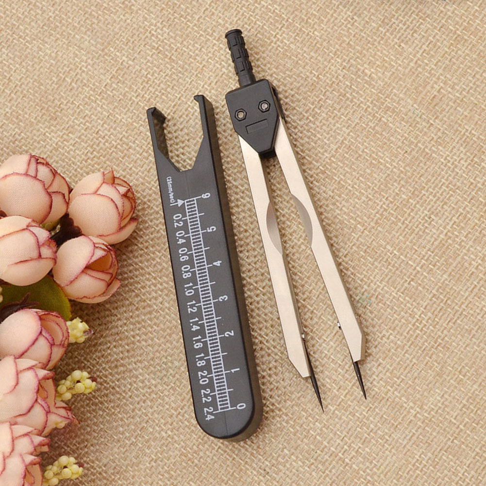 Wholesale Medical ECG EKG Caliper with Protector Cover Ruler Measure Tool Black Blue black From