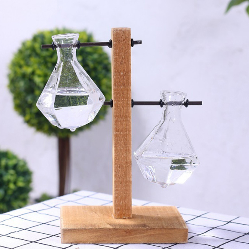 Wholesale Glass Vase Tabletop Hydroponics Plant Bonsai Flower Pot with