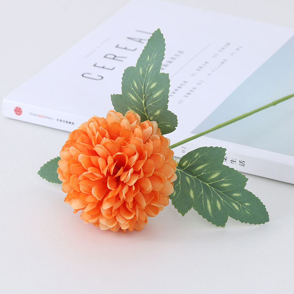 Wholesale Silk Cloth Artificial Flower Ball Chrysanthemums Oranment