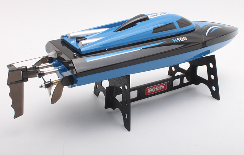 TKKJ H100 RC Boat High Speed 2.4GHz 4 Channel 30km/h Racing Remote