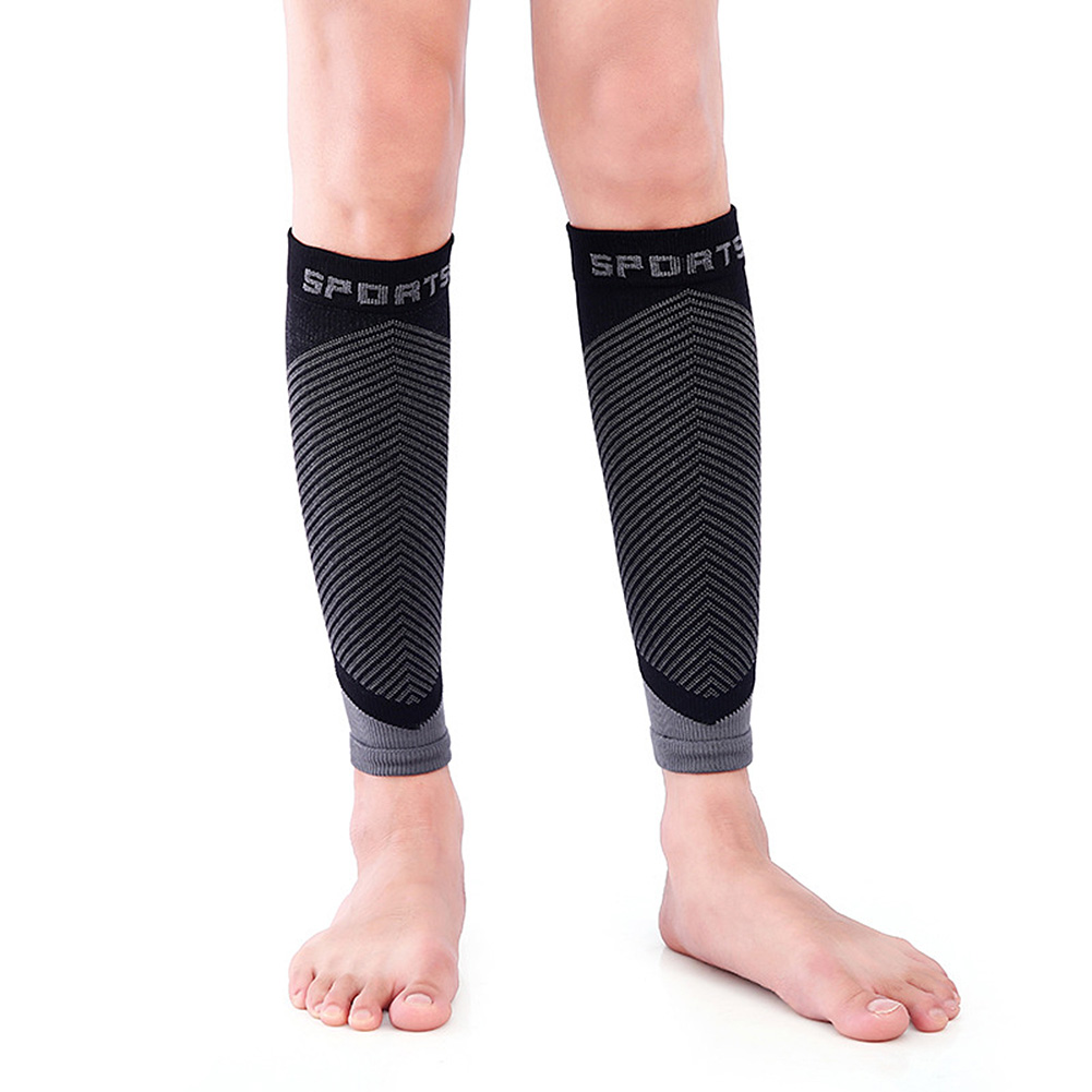 Wholesale Men Sports Calf Sleeves Compression Slim High Elasticity Leg