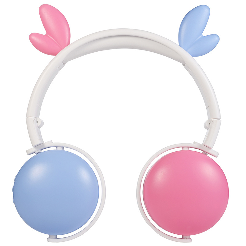 Wholesale Bluetooth 5.0 Headphone Cute Cat Ears Wireless Folding