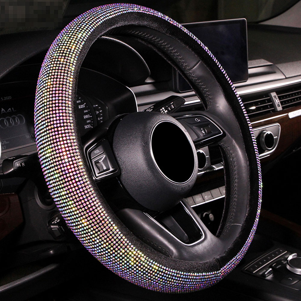 Wholesale Full Crystal Steering Wheel Cover Rhinestone Diamond Car