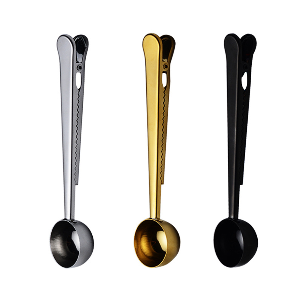 Wholesale Multifunction Stainless Steel Coffee Spoon Clip for Bag