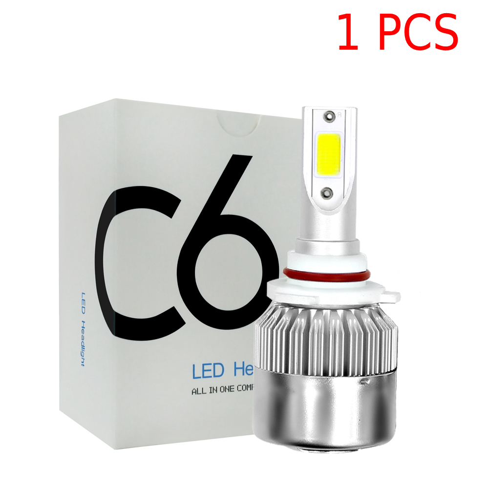 Wholesale 1PC Universal High Power Auto Bulbs C6 Car LED Headlights