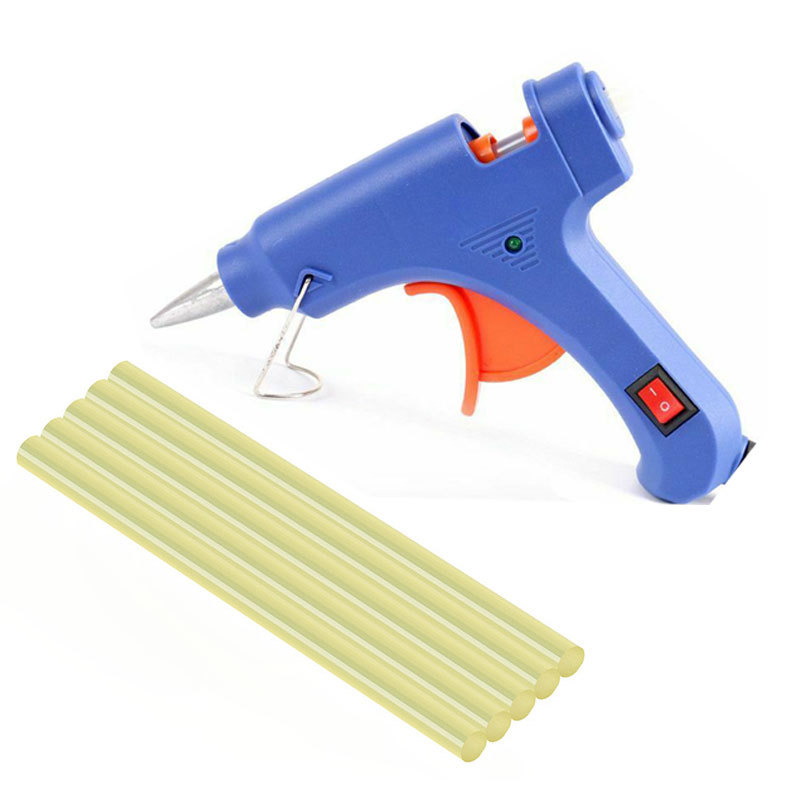 Wholesale 20W Hot Melt Glue Heater With 7mm Glue Sticks Industrial Mini