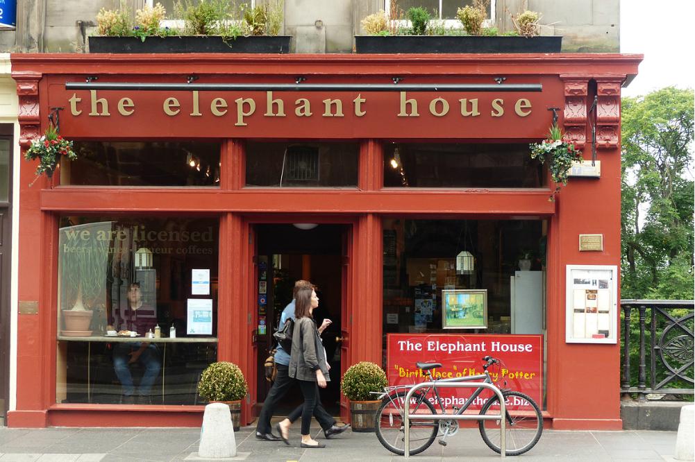 The Elephant House koffiehuis en restaurant in Edinburgh