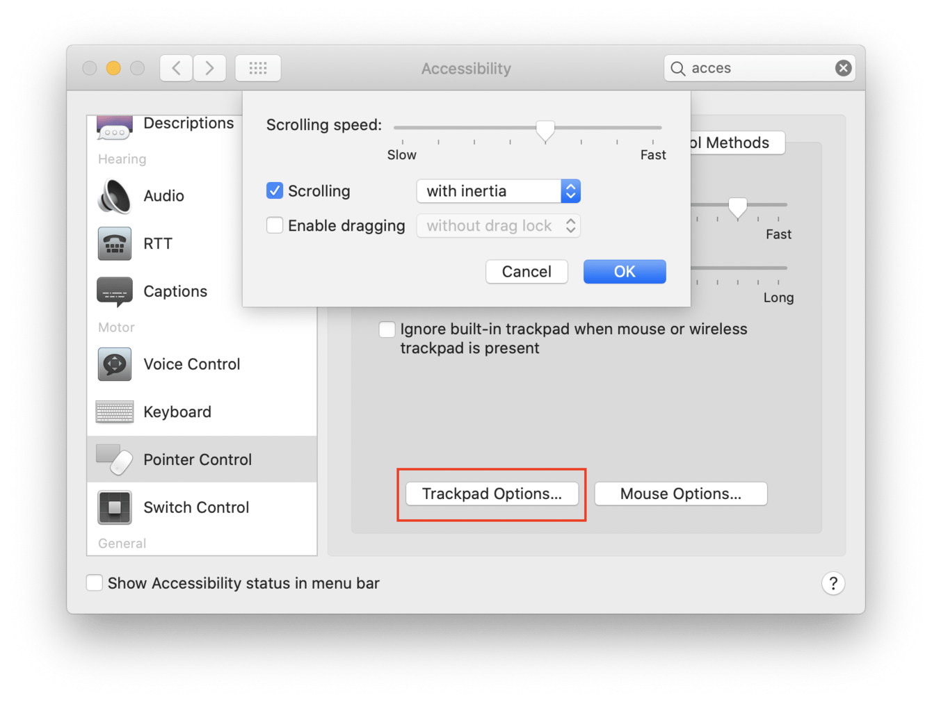 How to switch scroll direction on a MacBook