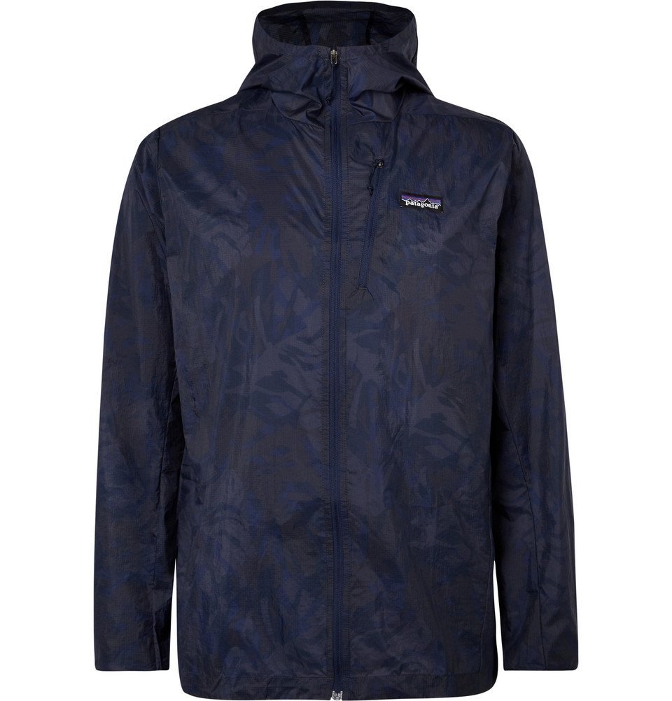 Patagonia Houdini Waterproof CamouflagePrint Ripstop Hooded Jacket