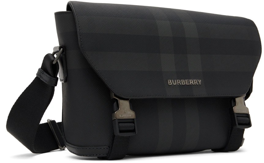 Burberry Black Wright Messenger Bag Burberry