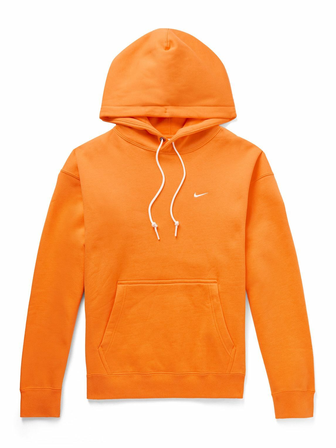 Nike Solo Swoosh CottonJersey Hoodie Orange Nike