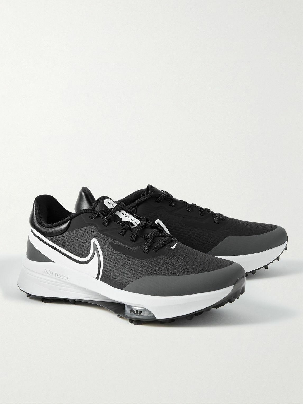 Nike Golf Air Zoom Infinity Tour RubberTrimmed Flyknit Golf Shoes