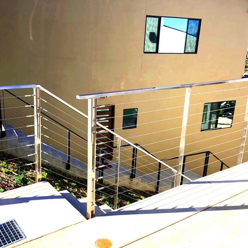 Factory Price Stainless steel Cable Railing/Wire Rope Railing Hardware