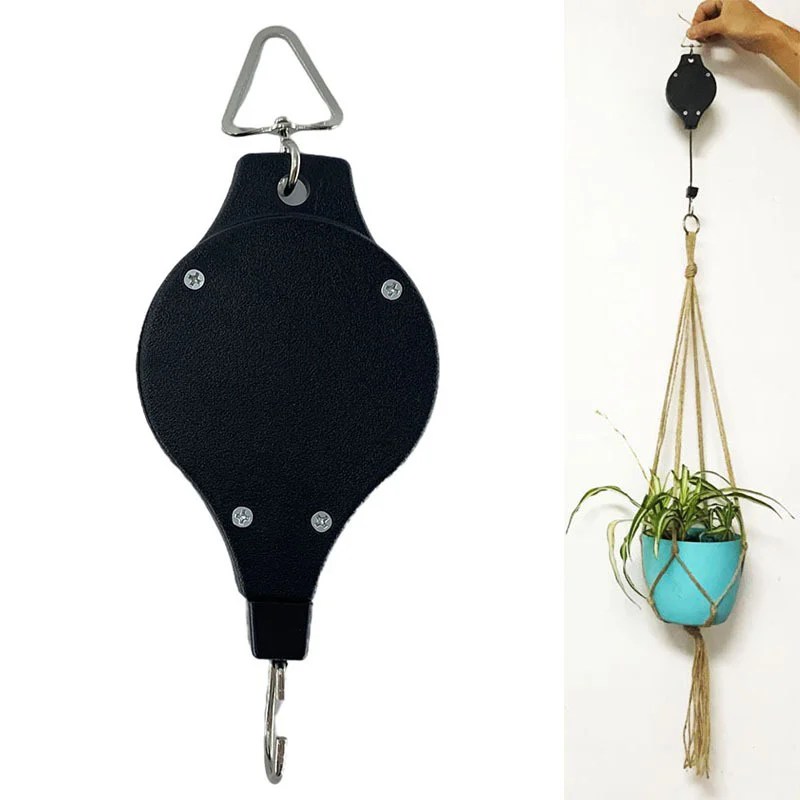Last Day 49 0FF🌳Plant Pulley Set For Garden Baskets Pots, Birds Feeder