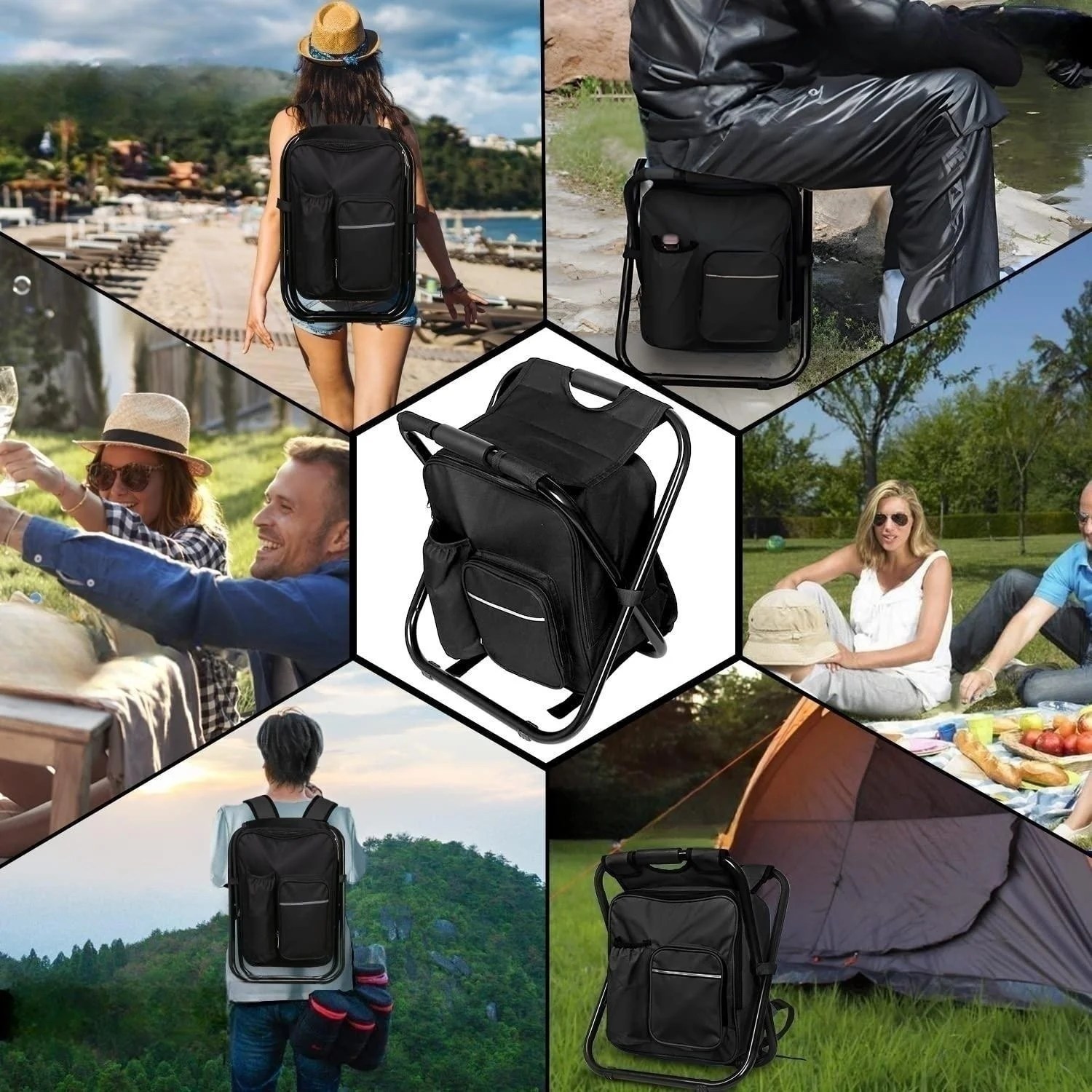 🔥35OFF SALE Backpack Cooler Chair🎣 contemporarn