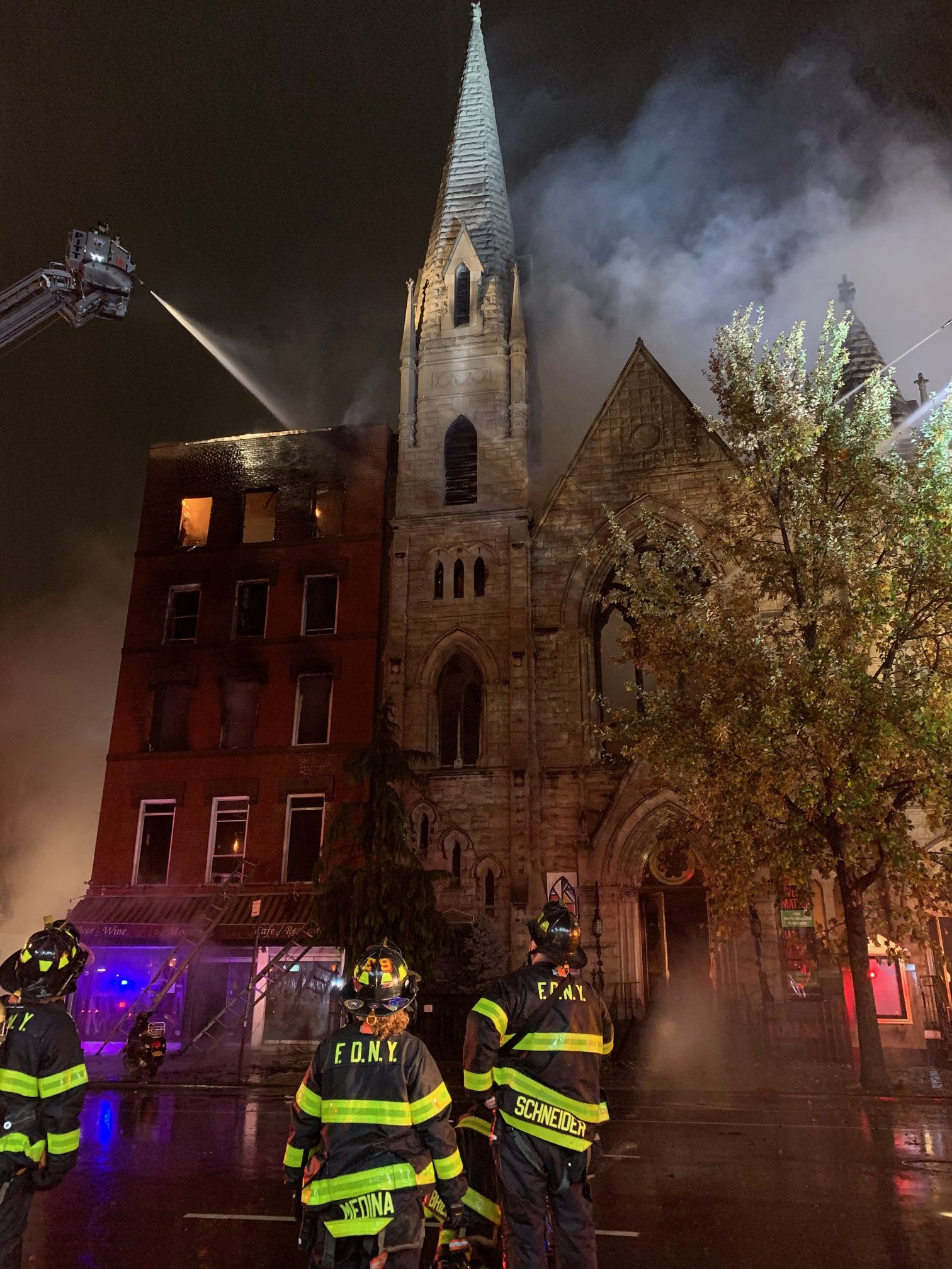Photos East Village Fire At Middle Collegiate Church On East 7th