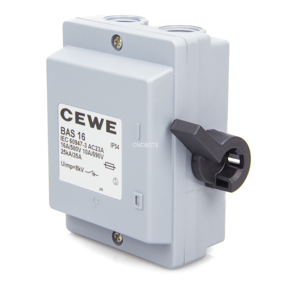 Buy ABB CEWE BAS 16 16A/500V 10A/690V Safety Switch 3P from CNC BOTE