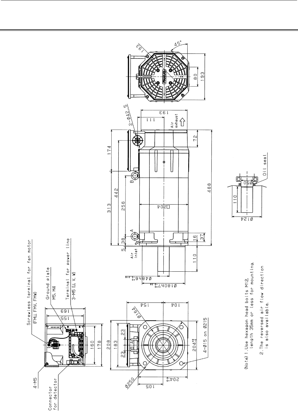 AC Spindle Motor Beta i Descriptions Page 65 of 70 Fanuc CNC