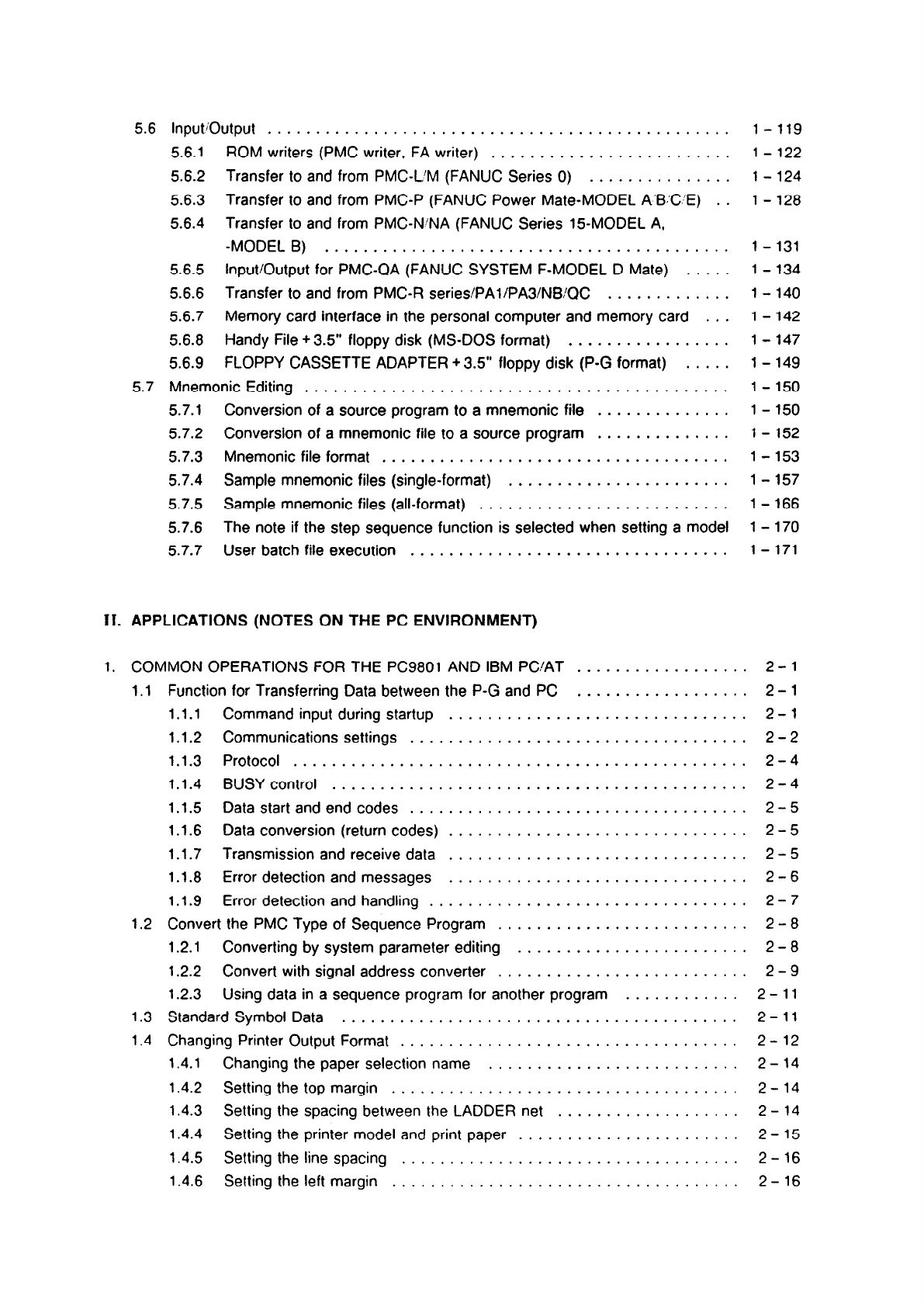 FAPT Ladder for PC Operators manual Page 4 of 311 Fanuc CNC