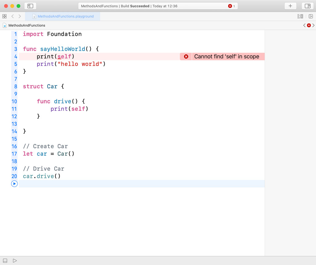 What Is the Difference Between a Method and a Function in Swift