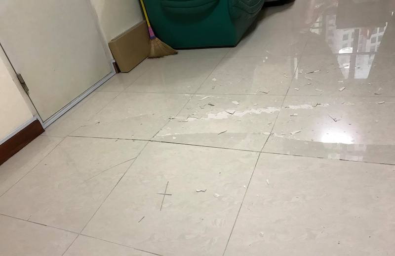 Reports emerge about 'exploding' floor tiles in several flats; HDB may