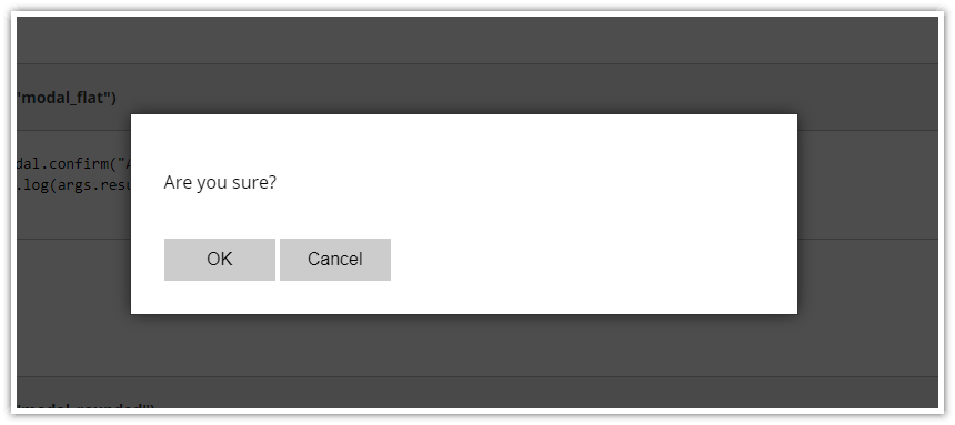 JavaScript confirm() Replacement DayPilot Code