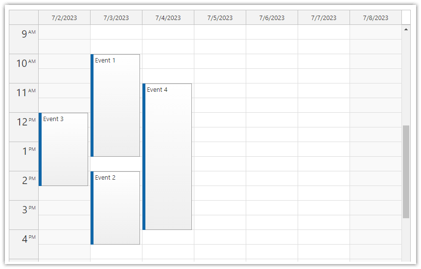 Angular Calendar How to Use CSS Themes (OpenSource) DayPilot Code