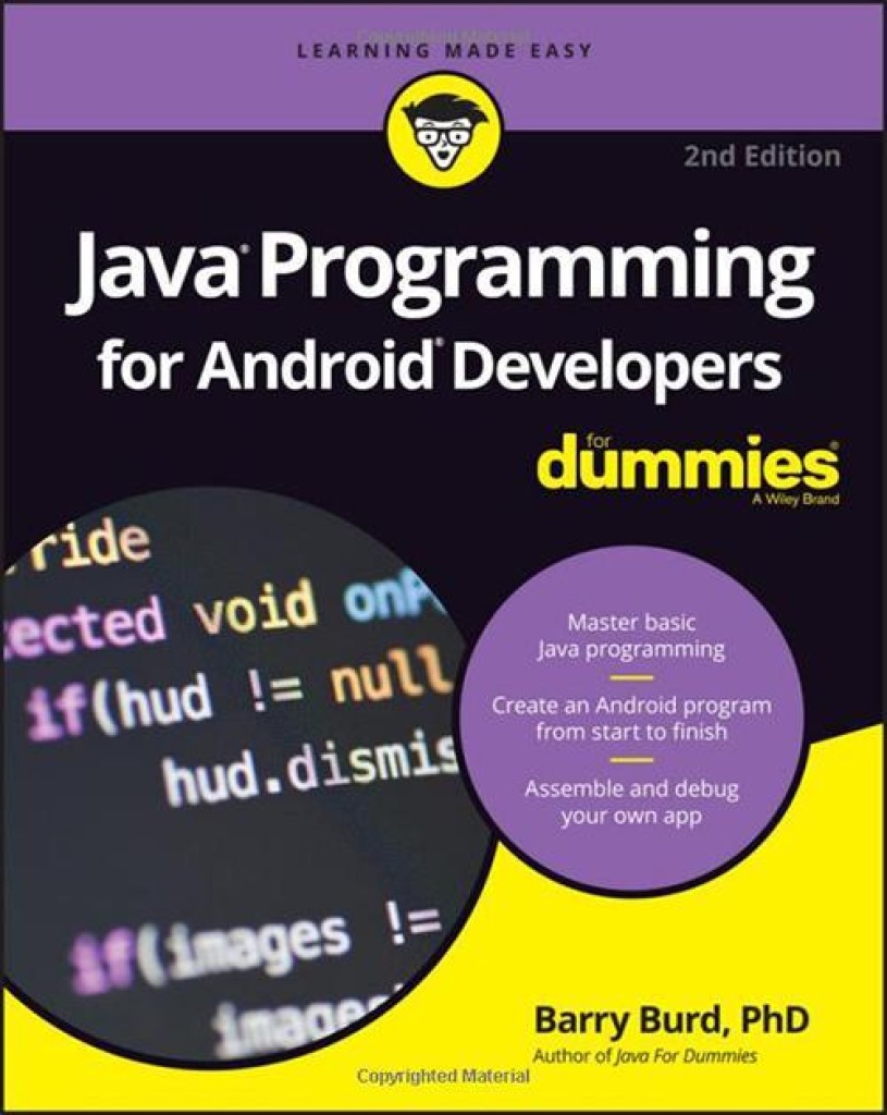 Java Programming for Android Developers For Dummies by Barry Burd Indepth Book Review
