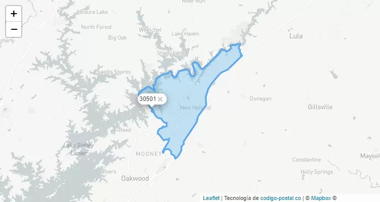 30501 ZIP Code - United States